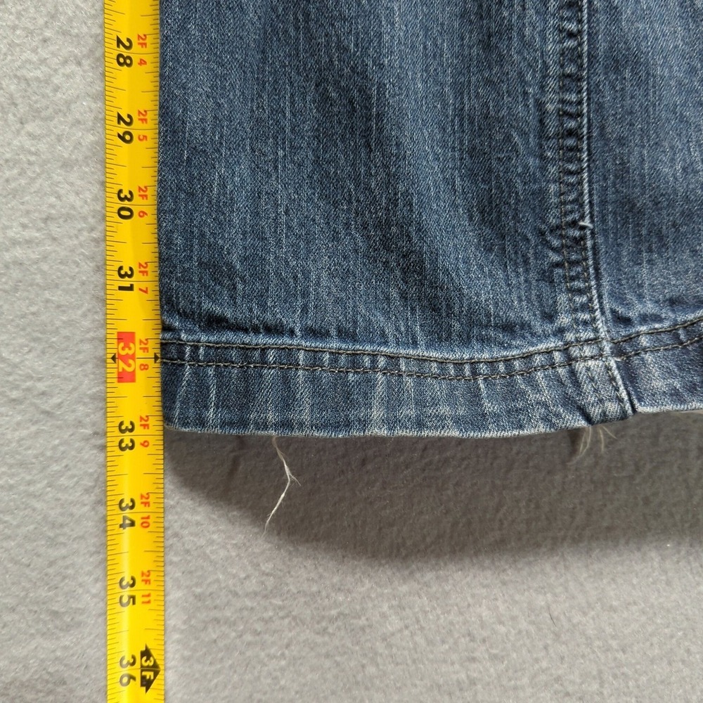 Tyte Jeans Womens Size 16 Medium Wash Distressed Straight Leg Y2K Denim - Picture 9 of 9